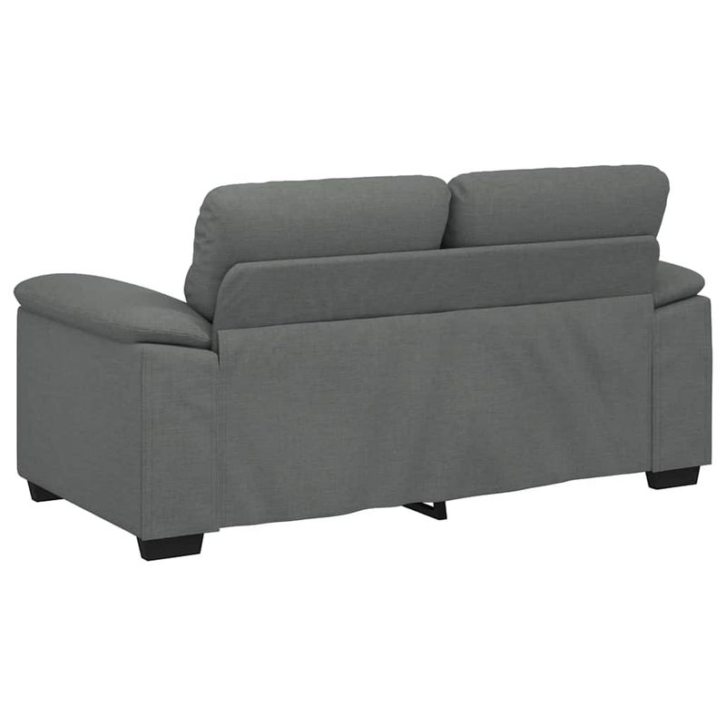 Casa si Gradina - Mobilier - Canapele si coltare - Canapele - Canapea cu 2 locuri, tesatura gri inchis, 120 cm - Infinity.ro