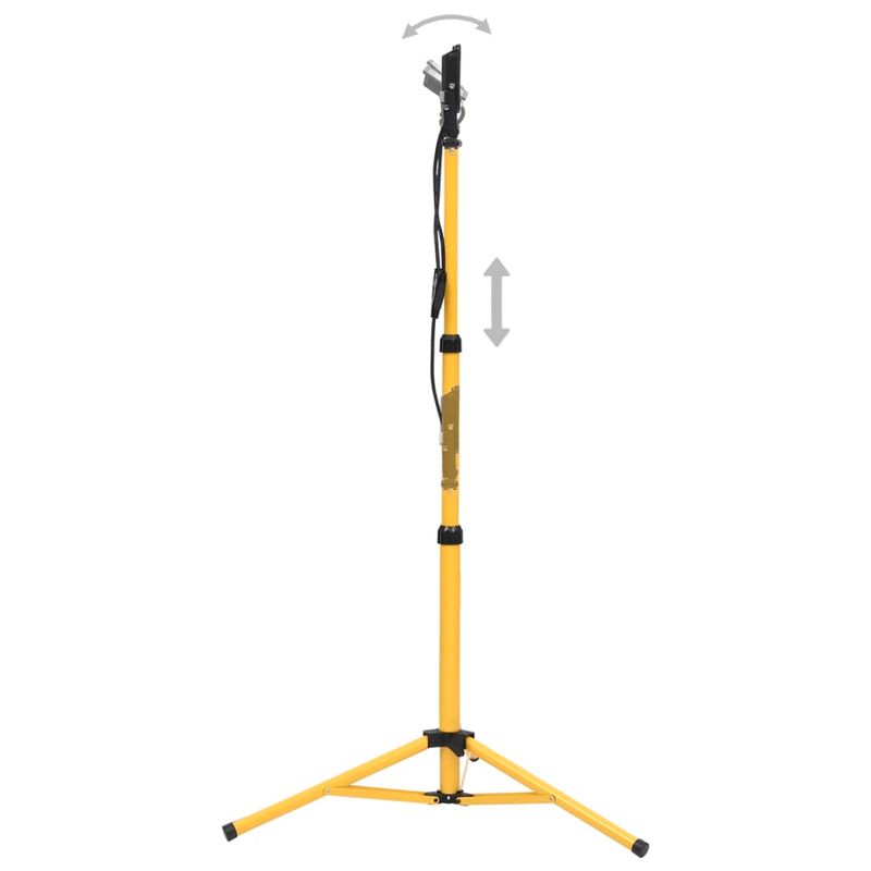 Casa si Gradina - Corpuri si surse de iluminat - Plafoniere, aplice si spoturi - Proiector cu LED si trepied, 2x50 W, alb cald - Infinity.ro