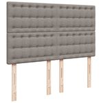 Casa si Gradina - Mobilier - Paturi si accesorii - Paturi - Cadru de pat otoman cu saltea Taupe 140x190cm Material - Infinity.ro