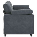 Casa si Gradina - Mobilier - Canapele si coltare - Canapele - Canapea lovesea gri inchis 140 cm catifea - Infinity.ro