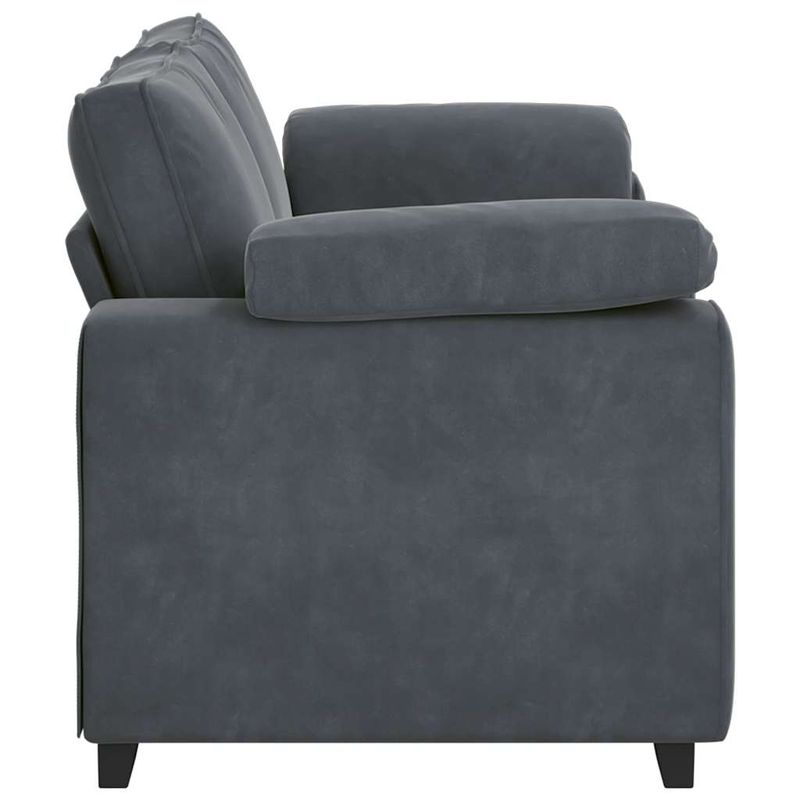 Casa si Gradina - Mobilier - Canapele si coltare - Canapele - Canapea lovesea gri inchis 140 cm catifea - Infinity.ro