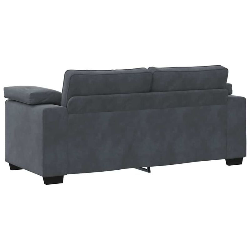Casa si Gradina - Mobilier - Canapele si coltare - Canapele - Canapea lovesea gri inchis 140 cm catifea - Infinity.ro