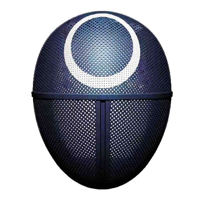 Casa si Gradina - Decoratiuni - Decoratiuni petrecere - Masti si costume carnaval - Set doua masti pentru carnaval, Squid Game, Cerc, Triunghi, Negru - Infinity.ro