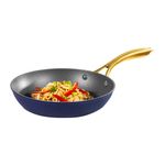 Casa si Gradina - Bucatarie si vesela - Vase pentru gatit - Tigai si seturi - Tigaie universala AMBITION Glam, 24cm, invelis Qualum Basic, bleumarin - Infinity.ro