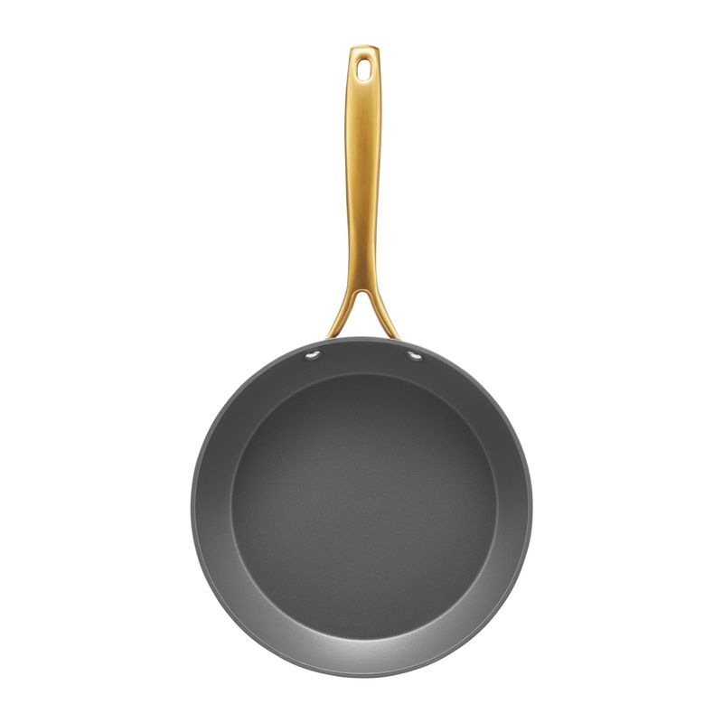 Casa si Gradina - Bucatarie si vesela - Vase pentru gatit - Tigai si seturi - Tigaie universala AMBITION Glam, 28cm, invelis Qualum Basic, verde - Infinity.ro