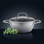 Casa si Gradina - Bucatarie si vesela - Vase pentru gatit - Oale si cratite - Oala cu capac AMBITION Bubble, invelis Qualum Basic, 28cm, 5.5L - Infinity.ro