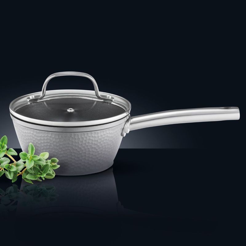 Casa si Gradina - Bucatarie si vesela - Vase pentru gatit - Oale si cratite - Cratita cu capac AMBITION Bubble, 16cm, 1.1L, invelis Qualum Basic - Infinity.ro