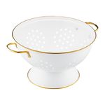 Casa si Gradina - Bucatarie si vesela - Ustensile bucatarie - Site bucatarie, strecuratori si accesorii - Strecuratoare cu manere AMBITION Royal, 24cm, otel, alb - Infinity.ro