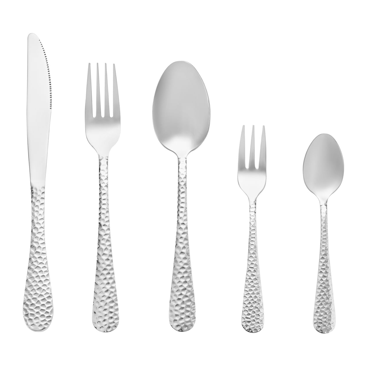 Set tacamuri inox AMBITION Bubble, 30 piese, 6 persoane