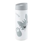 Casa si Gradina - Bucatarie si vesela - Accesorii bar - Termosuri si Cani termos - Cana termos AMBITION Kitty, 340ml, inox, gri, model pisica - Infinity.ro