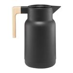 Casa si Gradina - Bucatarie si vesela - Accesorii bar - Termosuri si Cani termos - Termos pentru conferinta AMBITION Natural, 950ml, maner lemn, negru - Infinity.ro