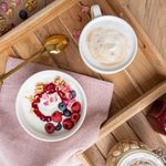 Casa si Gradina - Bucatarie si vesela - Vesela si tacamuri - Farfurii si boluri - Bol mic AMBITION Galactic White, 13cm, portelan, alb, model inima - Infinity.ro