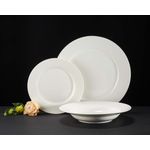 Casa si Gradina - Bucatarie si vesela - Vesela si tacamuri - Farfurii si boluri - Farfurie desert AMBITION Sonia, 19cm, portelan, alb - Infinity.ro