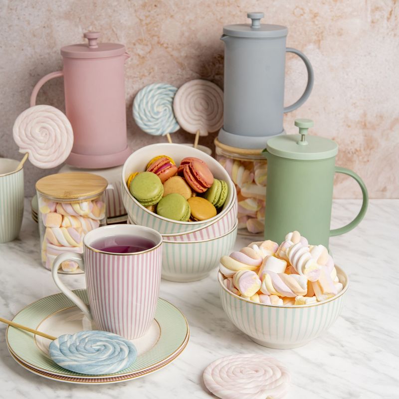 Casa si Gradina - Bucatarie si vesela - Vesela si tacamuri - Farfurii si boluri - Farfurie desert AMBITION Bliss, 19cm, portelan, roz - Infinity.ro