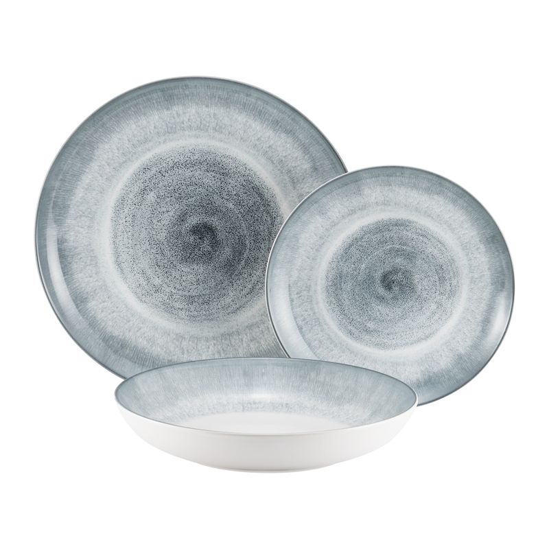 Casa si Gradina - Bucatarie si vesela - Vesela si tacamuri - Farfurii si boluri - Farfurie plata AMBITION Aqua, 27cm, ceramica - Infinity.ro