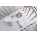 Casa si Gradina - Textile si covoare - Lenjerii de pat - Lenjerii copii - Husa pentru saltea patut bebe Kotonia Home, ranforce, 100% bumbac, Alb, 60×120+15 cm - Infinity.ro