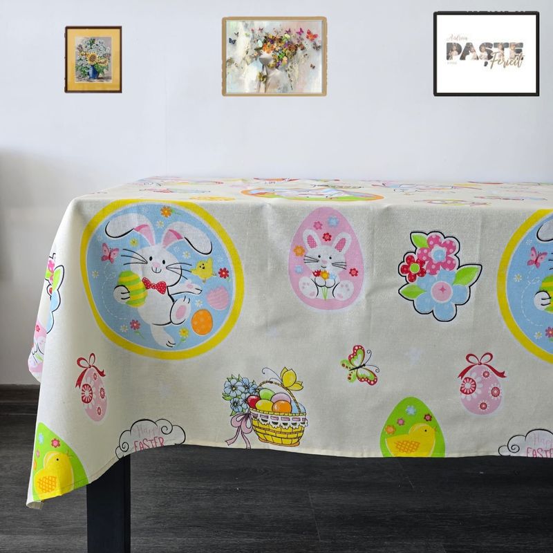 Casa si Gradina - Textile si covoare - Textile bucatarie - Fete de masa - Fata de masa Kotonia Home Decor Paste, 70% bumbac, 30% poliester, crem, 04, 150x220 cm - Infinity.ro