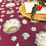 Casa si Gradina/Textile si covoare/Textile bucatarie/Fete de masa - Fata de masa Kotonia Home, Paste, 100% bumbac, tesatura gofrata, Mov, 160x160 cm - Infinity.ro