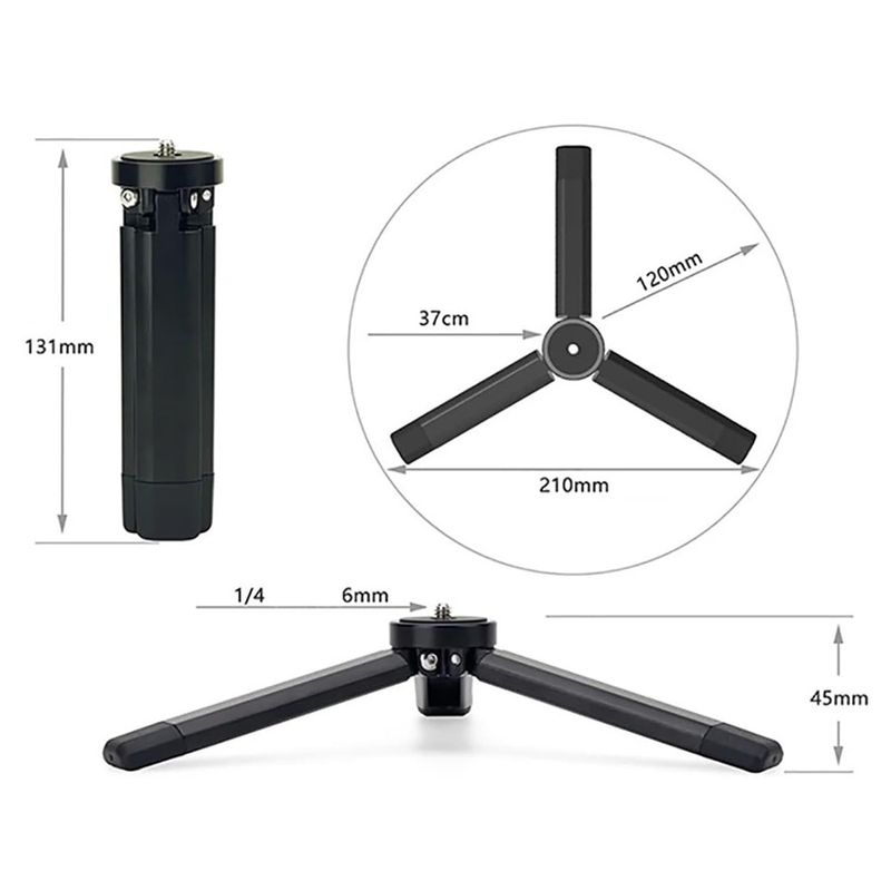 Laptop, Telefoane si Tablete - Telefoane mobile si accesorii - Accesorii Telefoane - Selfie stick-uri - Tripod Universal, pentru Selfie Stick - Techsuit (TPD2) - Negru - Infinity.ro