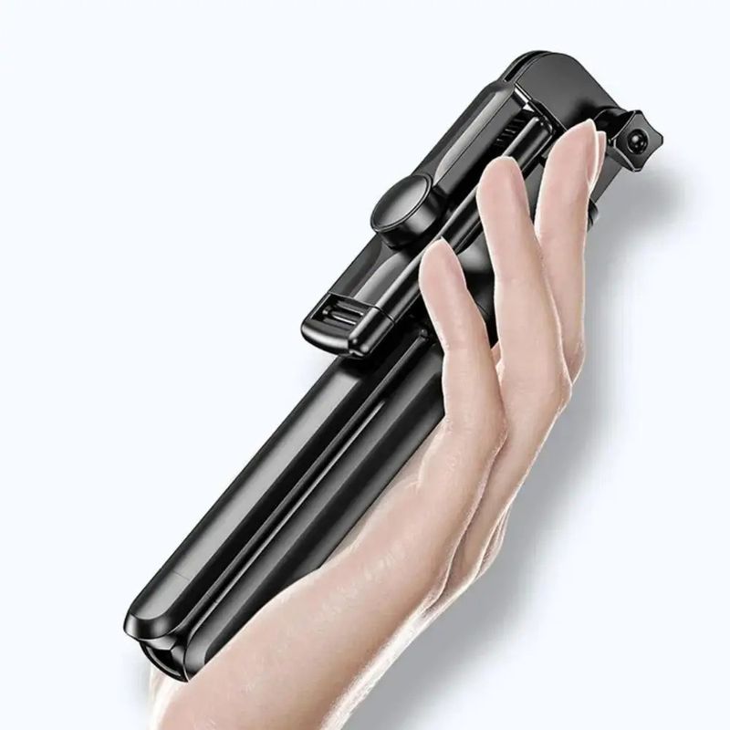 Laptop, Telefoane si Tablete - Telefoane mobile si accesorii - Accesorii Telefoane - Selfie stick-uri - Selfie Stick Stabil cu Telecomanda, 68cm - Techsuit (S03) - Negru - Infinity.ro