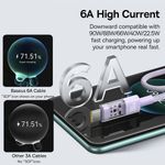 Laptop, Telefoane si Tablete - Telefoane mobile si accesorii - Accesorii Telefoane - Cabluri si adaptoare telefoane - Cablu USB la Type-C, Super Fast Charging 100W, 1m - Baseus Gem (P10373002511-00) - Mov - Infinity.ro