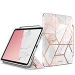 Laptop, Telefoane si Tablete - Tablete si accesorii tablete - Accesorii Tablete - Huse tablete - Husa pentru iPad Pro 11 (2024) - I-Blason Cosmo - Marble - Infinity.ro
