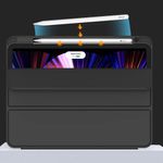 Laptop, Telefoane si Tablete - Tablete si accesorii tablete - Accesorii Tablete - Huse tablete - Husa pentru iPad Air 13 (2024) - Techsuit Flex Trifold - Negru - Infinity.ro