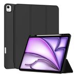 Laptop, Telefoane si Tablete - Tablete si accesorii tablete - Accesorii Tablete - Huse tablete - Husa pentru iPad Air 13 (2024) - Techsuit Flex Trifold - Negru - Infinity.ro