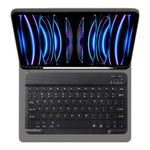 Laptop, Telefoane si Tablete - Tablete si accesorii tablete - Accesorii Tablete - Huse tablete - Husa cu Tastatura pentru iPad Pro 11 (2018 / 2020 / 2021 / 2022) - Techsuit CozyTab Case - Negru - Infinity.ro