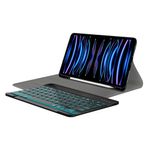 Laptop, Telefoane si Tablete - Tablete si accesorii tablete - Accesorii Tablete - Huse tablete - Husa cu Tastatura pentru iPad Pro 11 (2018 / 2020 / 2021 / 2022) - Techsuit CozyTab Case - Negru - Infinity.ro