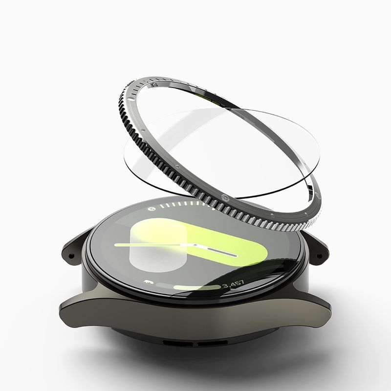 Laptop, Telefoane si Tablete - Wearables si gadgeturi - Wearables - Smartwatch-uri - Rama pentru Samsung Galaxy Watch7A 40mm - Ringke Bezel Styling - Argintiu Pattern7 (CB-GW7-40-03) - Infinity.ro