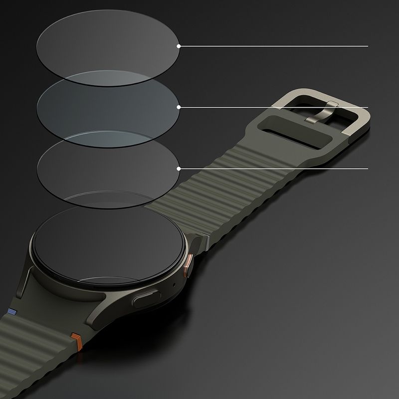 Laptop, Telefoane si Tablete - Wearables si gadgeturi - Wearables - Smartwatch-uri - Rama Premium pentru Samsung Galaxy Watch7A 40mm - Ringke Bezel Styling - Negru Pattern2 (CB-GW7-40-99) - Infinity.ro