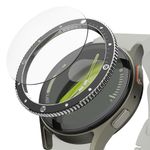 Laptop, Telefoane si Tablete - Wearables si gadgeturi - Wearables - Smartwatch-uri - Rama Premium pentru Samsung Galaxy Watch7A 40mm - Ringke Bezel Styling - Negru Pattern2 (CB-GW7-40-99) - Infinity.ro