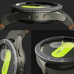 Laptop, Telefoane si Tablete - Wearables si gadgeturi - Wearables - Smartwatch-uri - Rama Premium pentru Samsung Galaxy Watch7A 40mm - Ringke Bezel Styling - Negru Pattern2 (CB-GW7-40-99) - Infinity.ro