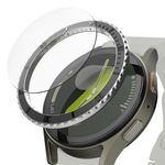 Laptop, Telefoane si Tablete - Wearables si gadgeturi - Wearables - Smartwatch-uri - Rama Premium pentru Samsung Galaxy Watch7A 40mm - Ringke Bezel Styling - Negru Pattern3 (CB-GW7-40-96) - Infinity.ro