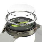 Laptop, Telefoane si Tablete - Wearables si gadgeturi - Wearables - Smartwatch-uri - Rama pentru Samsung Galaxy Watch7A 40mm - Ringke Bezel Styling - Argintiu Pattern5 (CB-GW7-40-01) - Infinity.ro