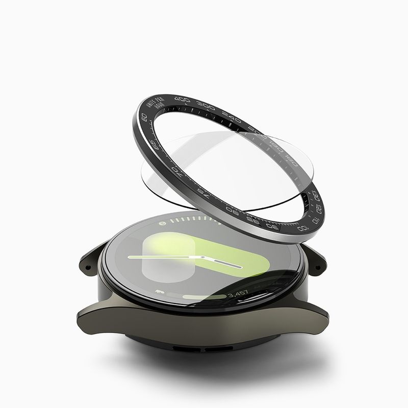 Laptop, Telefoane si Tablete - Wearables si gadgeturi - Wearables - Smartwatch-uri - Rama Premium pentru Samsung Galaxy Watch7A 40mm - Ringke Bezel Styling - Negru Pattern1 (CB-GW7-40-98) - Infinity.ro