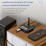 PC, gaming si accesorii - Retelistica - Wireless - Antene retelistica si accesorii - Convertor Audio Digital la Analog Techstar® OT13, Compatibil Bluetooth 5.1, USB, AUX 3.5 mm, Cablu audio optic, RCA - Infinity.ro
