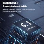 PC, gaming si accesorii - Retelistica - Wireless - Antene retelistica si accesorii - Convertor Audio Digital la Analog Techstar® OT13, Compatibil Bluetooth 5.1, USB, AUX 3.5 mm, Cablu audio optic, RCA - Infinity.ro