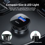 Laptop, Telefoane si Tablete - Telefoane mobile si accesorii - Accesorii Telefoane - Incarcatoare telefoane - Incarcator Auto Type-C, USB, 38W, Dual-Port, Fast Charging, Lumina LED - Acefast (B1) - Negru - Infinity.ro