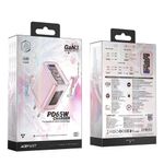 Laptop, Telefoane si Tablete - Telefoane mobile si accesorii - Accesorii Telefoane - Incarcatoare telefoane - Acumulator pentru Priza, 2 X USB-C, USB, GaN, PD65W - Acesfast (A45) - Cherry Blossom - Infinity.ro
