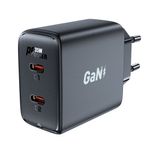 Laptop, Telefoane si Tablete - Telefoane mobile si accesorii - Accesorii Telefoane - Incarcatoare telefoane - Acumulator pentru Priza EU, 2x Type-C, GaN, Universal - Acefast (A49) - Negru - Infinity.ro