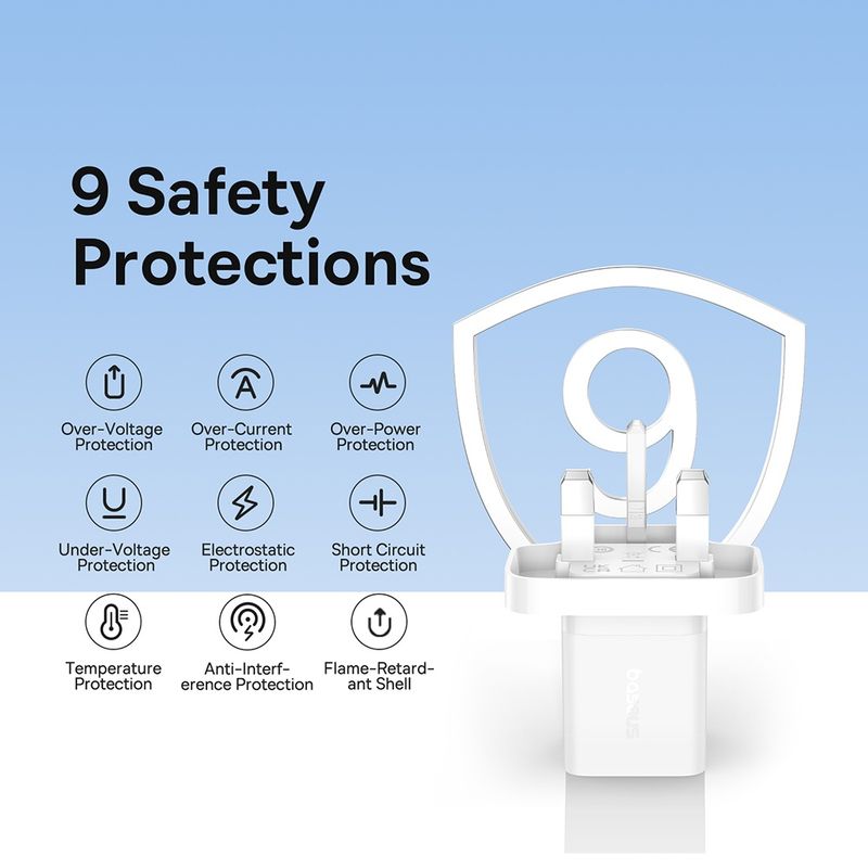 Laptop, Telefoane si Tablete - Telefoane mobile si accesorii - Accesorii Telefoane - Incarcatoare telefoane - Incarcator UK Type-C, 30W - Baseus GaN5 (P10110906213-00) - Alb - Infinity.ro