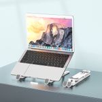 Laptop, Telefoane si Tablete - Telefoane mobile si accesorii - Accesorii Telefoane - Suport si docking telefoane - Suport de birou Pliabil, Borofone BH70 Eagle, pentru Laptop cu o lungime de 15,6 inch, Alb - Infinity.ro