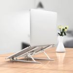 Laptop, Telefoane si Tablete - Telefoane mobile si accesorii - Accesorii Telefoane - Suport si docking telefoane - Suport de birou Pliabil, Borofone BH70 Eagle, pentru Laptop cu o lungime de 15,6 inch, Alb - Infinity.ro