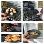 Casa si Gradina - Bucatarie si vesela - Vesela si tacamuri - Farfurii si boluri - Set farfurii 24 piese, pentru 6 persoane, Iron, Cesiro, Gri Inchis - Infinity.ro