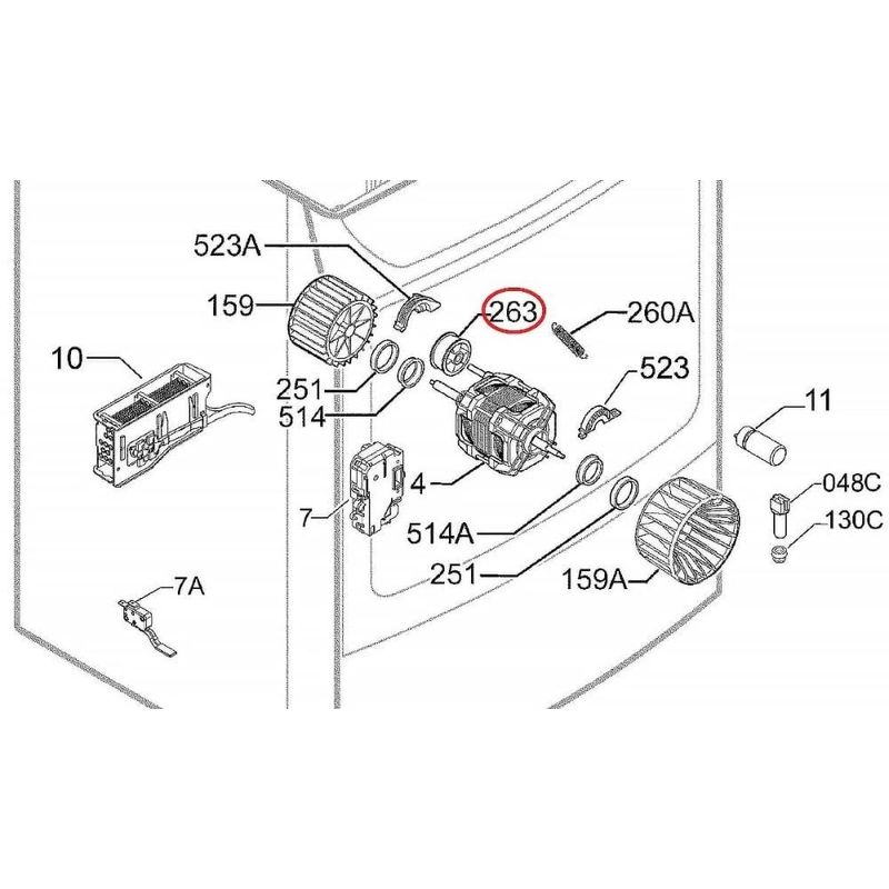 Electronice si Electrocasnice - Masini si uscatoare de rufe - Accesorii masini de spalat si uscatoare - Rola tensionare curea uscator de rufe AEG, Electrolux, 1250125034, 8581250125037 Original - Infinity.ro