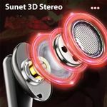 PC, gaming si accesorii - Gaming - Accesorii gaming - Controlere, Volane si Casti gaming - Casti Bluetooth pentru Gaming Techstar® K98, Bluetooth 5.0, Microfon, Control prin atingere, Indicator LED, Rezistente - Infinity.ro
