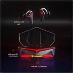 PC, gaming si accesorii - Gaming - Accesorii gaming - Controlere, Volane si Casti gaming - Casti Bluetooth pentru Gaming Techstar® K98, Bluetooth 5.0, Microfon, Control prin atingere, Indicator LED, Rezistente - Infinity.ro