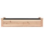 Casa si Gradina - Gradinarit si plante - Plante si ghivece - Ghivece si suporturi - Strat de gradina inaltat cu captuseala, 120x45x25 cm, lemn brad - Infinity.ro